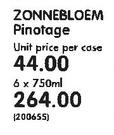 Zonnebloem Pinotage-6 x 750ml