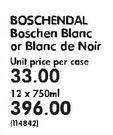 Boschendal Boschen Blanc or Blanc De Noir-12 x 750ml