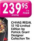 Chivas Regal 12 Yo Limited Edition By Patrick Grant Designer Collection Tin-750ml Each