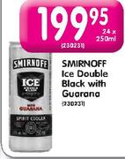 Smirrnoff Ice Double Black With Guarana-24x250ml