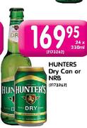 Hunters Dry Can Or NRB-24x330ml