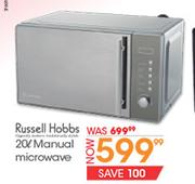 Russell Hobbs 20ltr Manual Microwave