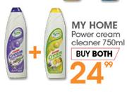 My Home Power Cream Cleaner-2x750ml