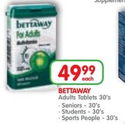 Bettaway Adult Tablets-30's Each