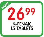 K-Fenak-15 Tablets