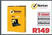 Norton 3 User Antivirus Software
