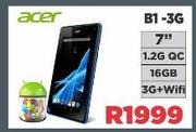 Acer B1-3G 7" 1.2G QC 16GB WiFi Tablet