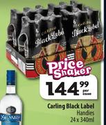 Carling Black Label Handies-24 x 340ml Per Case