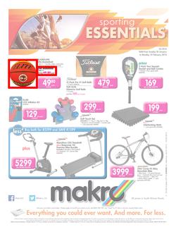 Makro : Sporting Essentials (26 Jan - 10 Feb 2014), page 1
