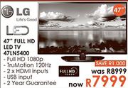 LG 47" FHD LED TV 47LN5400