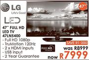 LG 47" Full HD LED TV 47LN5400
