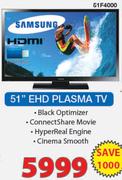 Samsung 51" EHD Plasma TV 51F4000