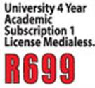 Microsoft Office 365 University 4 Year Academic Subscription 1 License Medialess