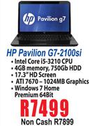 HP Pavillion G7-2100si