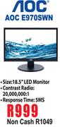 AOC 18.5" LED Monitor E970SWN