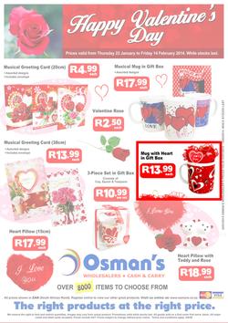 Osman's : Happy Valentine's Day (23 Jan - 14 Feb 2014), page 1