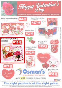 Osman's : Happy Valentine's Day (23 Jan - 14 Feb 2014), page 1