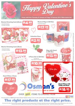 Osman's : Happy Valentine's Day (23 Jan - 14 Feb 2014), page 1