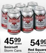 Smirnoff Storm Cans-6x330ml
