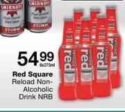 Red Square Reload Non-Alcoholic Drink NRB-6x275ml
