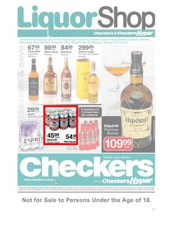 Checkers KZN : Liquor (23 Apr - 5 May), page 1