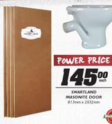 Swartland Masonite Door-813mmx2032mm Each