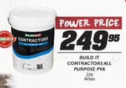 Build It Contractors All Purpose White PVA-20ltr