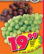 Red/White Seedless Grapes Per KG