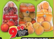 Dessert Peaches / Nectarines / Yellow Cling Peaches Bag - 1Kg Each