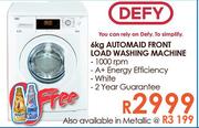 Defy 6kg Automaid Front Load Washing Machine