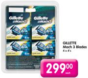 Gillette Mach 3 Blades 4x4's