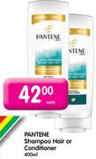 Pantene Shampoo Hair Or Conditioner-400ml Each