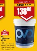 PVA Contractors Acrylic-20l
