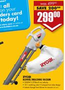 Ryobi Blower/Mulching Vacuum-2200W