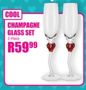 Cool Champagne Glass Set-2 Piece