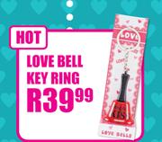 Hot Love Bell Key Ring