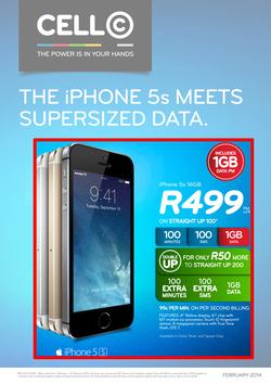 Cell C : The iPhone 5s Meets Supersized Data (1 Feb - 28 Feb 2014), page 1