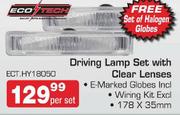 Eco Tech Driving Lamp Set With Clear Lenses ECT.HY18050-Per Set