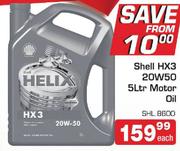 Helix Shell HX3 20W50 5L Motor Oil SHL8600