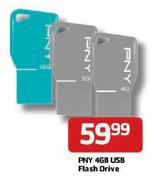 PNY USB Flash Drive-4GB Each