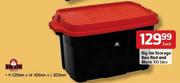 Big Jim Storage Box Red and Black-100Ltr Each