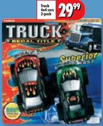 Truck 4x4 Cars 2 Pack