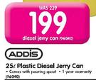 Addis 25Ltr Diesel Jerry Can
