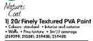 Nature's Coat 20Ltr Finely Textured PVA Paint
