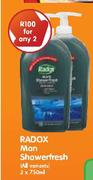 Radox Man Showerfresh(All Variants)-2x750ml