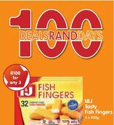I & J Tasty Fish Fingers-3x800g