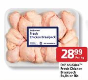 Pnp No Name Fresh Chicken Braaipack-5's, 8's Or 16's-Per Kg