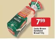 Sasko Brown Sandwich Bread-700g
