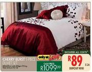 Cherry Burst 5 Piece Duvet Set