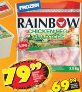Rainbow Frozen Chicken Leg Quarters-3.5kg